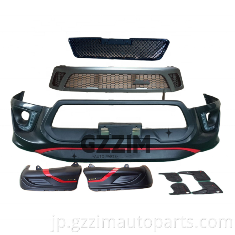 ABS Plastic Front Bumper & Grille Used For For Hilux Vigo Revo 2016+